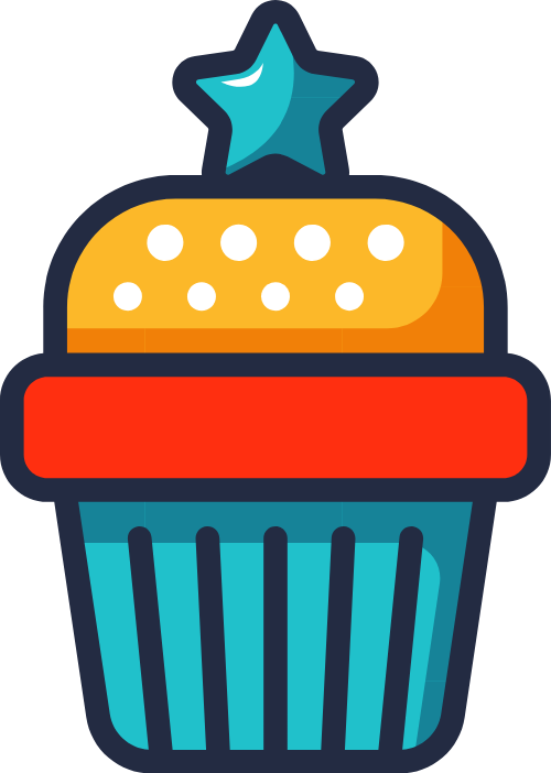 Bánh cupcake, bánh nướng nhỏ, giáng sinh, lễ hội, đồ ngọt, món tráng miệng, ngôi sao, trang trí, màu xanh, màu đỏ, cupcake, muffin, christmas, festive, sweet, dessert, star, decoration, blue, red