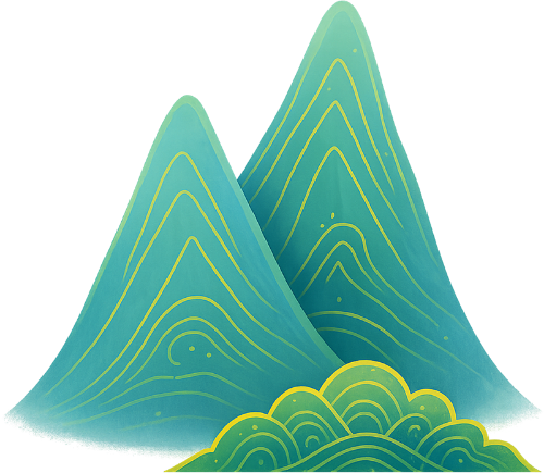 Họa tiết, núi, hoa văn, vẽ nét, cách điệu, pattern, mountain, ornament, line drawing, stylized 3