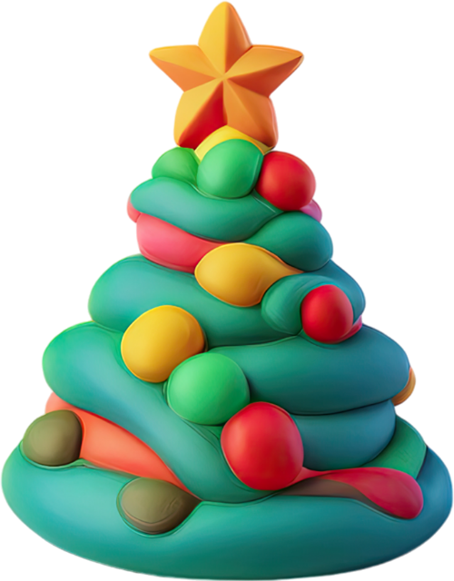 Cây thông noel, cây thông giáng sinh, ngôi sao, quả châu, trang trí giáng sinh, màu sắc, model 3d, model, christmas tree, star, baubles, christmas decoration, colorful, 3d model 5