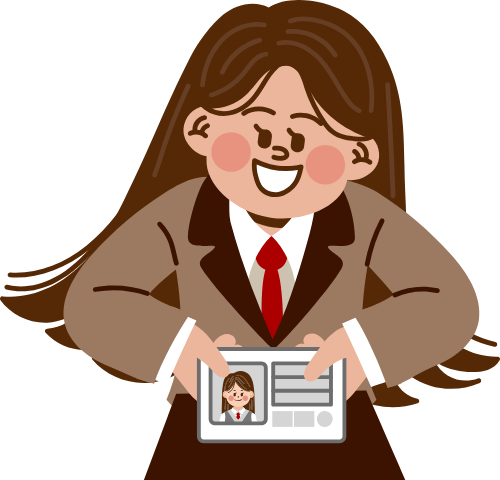 Nhân viên, học sinh, sinh viên, student, worker, office, chibi, cute, dễ thương 2