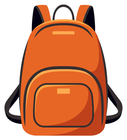 Balo, túi xách, hành lý, màu cam, du lịch, đi học, chứa đồ, backpack, bag, luggage, orange, travel, school, storage