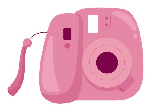 Máy ảnh, chụp hình, chụp ảnh lấy liền, du lịch, sở thích, màu hồng, camera, photography, instant camera, travel, hobby, pink
