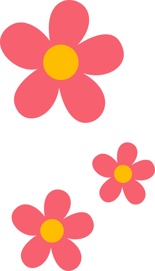 Hoa, màu hồng, nhị vàng, ba bông hoa, đơn giản, thực vật, thiên nhiên, Flower, pink, yellow center, three flowers, simple, plant, nature