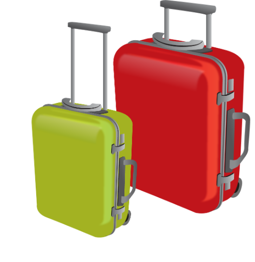 Vali, hành lý, túi du lịch, vali kéo, du lịch, màu đỏ, màu xanh lá, vận chuyển, suitcase, luggage, travel bag, trolley, travel, red, green, transport