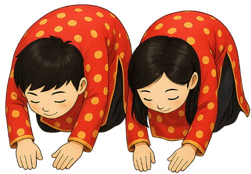 Trẻ em, chúc tết, tết nguyên đán, trang phục truyền thống, áo dài, văn hóa, children, tet greetings, lunar new year, traditional costume, ao dai, culture 4