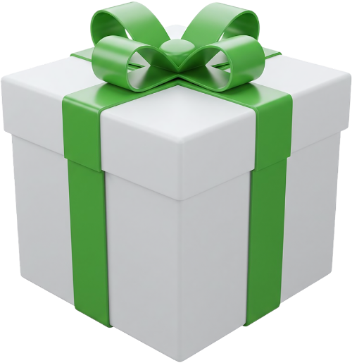 Hộp quà, quà tặng, giáng sinh, sinh nhật, hộp màu trắng, nơ màu xanh lá cây, nơ lụa, model 3d, model, gift box, present, christmas, birthday, white box, green ribbon, silk bow, 3d model