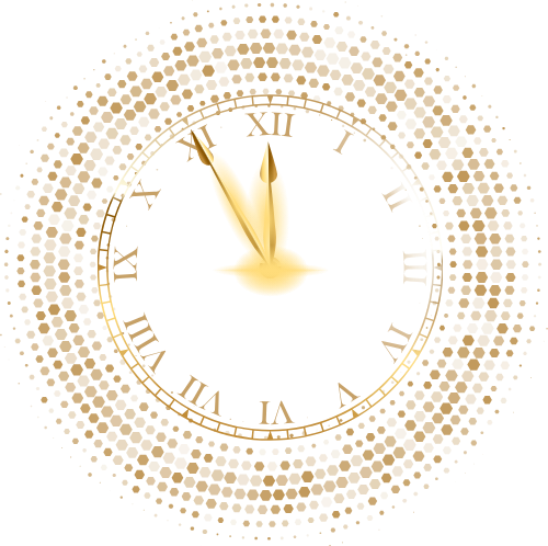 Đồng hồ, clock, watch, shape, golden