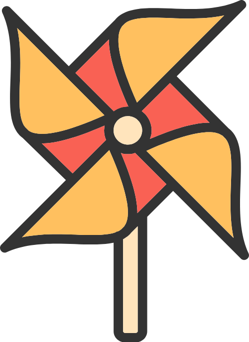 Chong chóng, đồ chơi, gió, quay, giấy, màu đỏ, màu vàng, cán cầm, trẻ em, pinwheel, toy, wind, spinning, paper, red, yellow, handle, kids