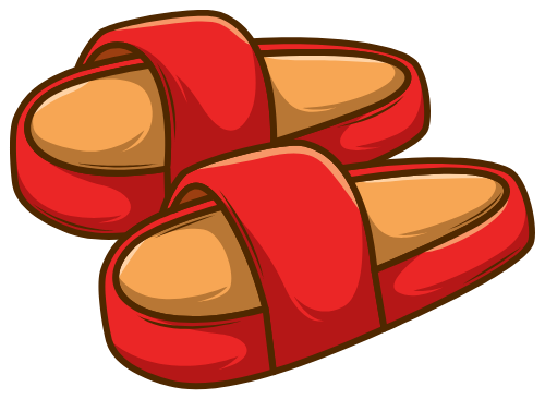 Đôi dép, dép lê, thời trang, phụ kiện, đi biển, màu đỏ, màu cam, sandals, flip flops, fashion, accessories, beach, red, orange