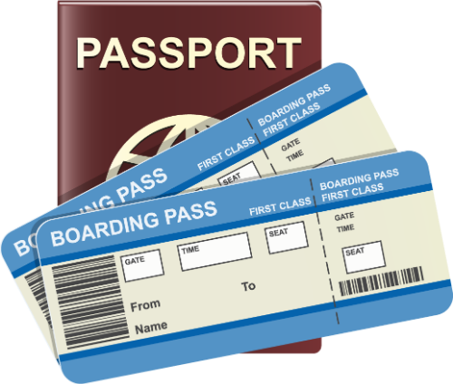 Hộ chiếu, vé máy bay, thẻ lên máy bay, du lịch, hàng không, thủ tục, đi lại, passport, flight ticket, boarding pass, travel, aviation, procedure, transport