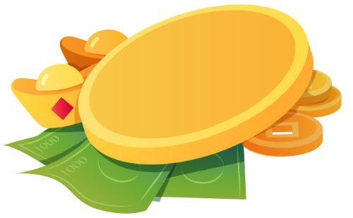 Tiền, xu, vàng, money, coins, gold 2