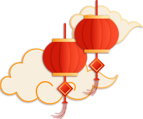 Mây, đám mây, cloud, lồng đèn, trang trí, lanterns, decorations