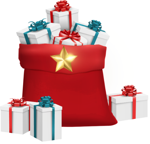 Quà, quà tặng, gift box, gift, túi quà, túi ông già noel, giáng sinh, xmas, noel, christmas