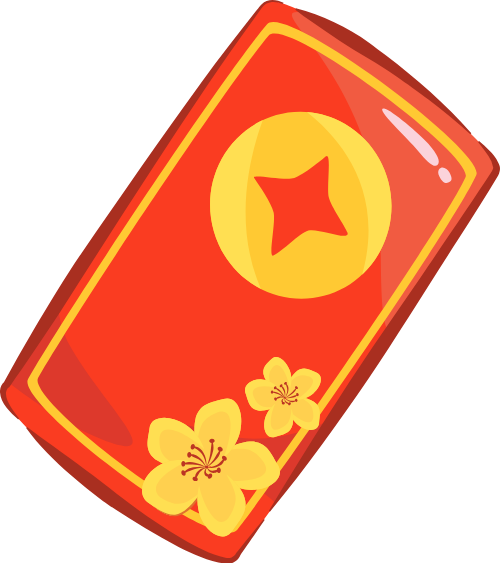 Bao lì xì, lì xì, tết, may mắn, hoa mai, đồng xu, màu đỏ, mừng tuổi, red envelopes, lucky money, tet, lunar new year, flower, coin, red, tradition 5