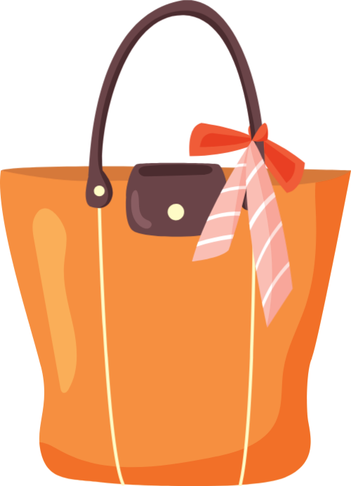 Túi xách, túi tote, thời trang, màu cam, nơ, phụ kiện, mua sắm, handbag, tote bag, fashion, orange, ribbon, accessory, shopping