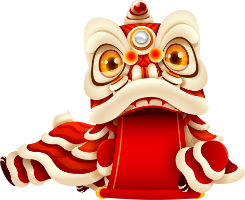 Lân, lion dance, cute, dễ thương, Tết