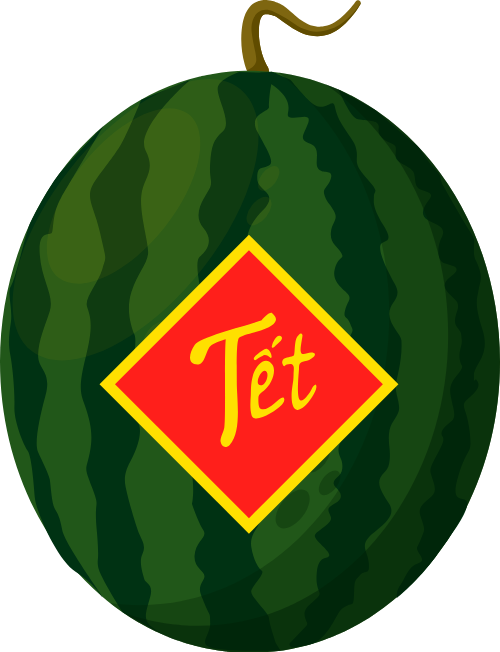 Dưa hấu, quả, màu xanh, chữ tết, trang trí, may mắn, thực phẩm, watermelon, fruit, green, tet word, decoration, lucky, food