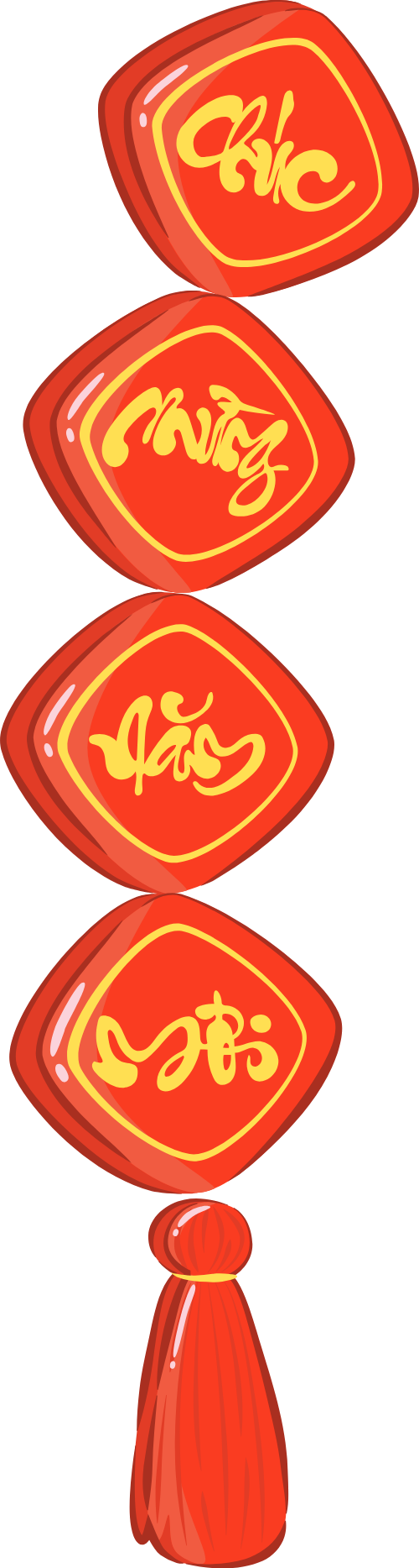 Liễn treo tết, chúc mừng năm mới, trang trí, màu đỏ, thư pháp, dây treo, tet hanging decoration, happy new year, decoration, red, calligraphy, tassel