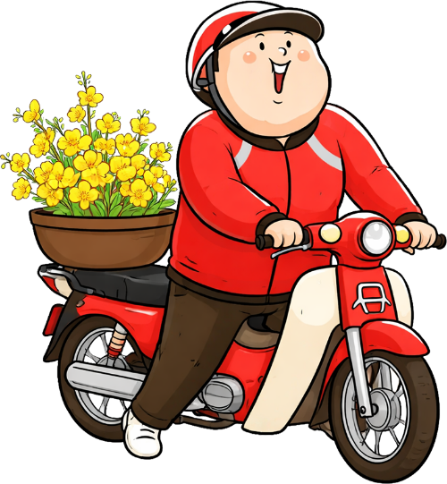 Chàng trai, ôm thỏi vàng, đàn ông, xe máy vàng, mũ bảo hiểm, tiền tài, may mắn, giàu có, thỏi vàng, màu vàng, vận chuyển, boy, holding gold ingot, man, golden scooter, helmet, wealth, luck, rich, gold ingot, yellow, delivery 7