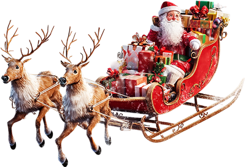 Ông già noel, xe trượt tuyết, tuần lộc, quà giáng sinh, tuyết, santa claus, sleigh, reindeer, christmas gifts, snow 1