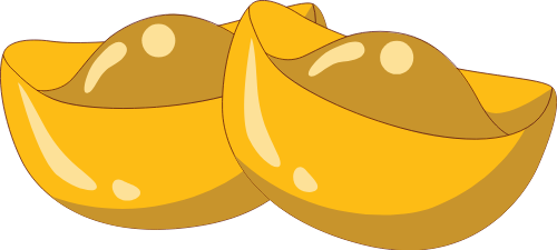 Thỏi vàng, tết, may mắn, giàu có, vàng, tài lộc, kim bảo, gold ingots, tet, luck, wealth, gold, prosperity, sycee
