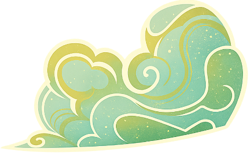 Họa tiết, mây, hoa văn, vẽ nét, cách điệu, pattern, cloud, ornament, line drawing, stylized 6