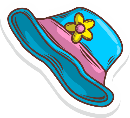 Mũ vành, mũ nữ, mùa hè, phụ kiện, màu xanh, gắn hoa, che nắng, sun hat, women hat, summer, accessory, blue, flower attached, sunshade
