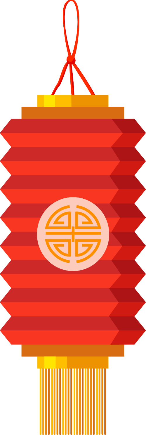 Lồng đèn xếp, màu đỏ, tết, trang trí, tua rua vàng, họa tiết tròn, treo, Paper lantern, red, Lunar New Year, decoration, yellow tassel, pattern, hanging