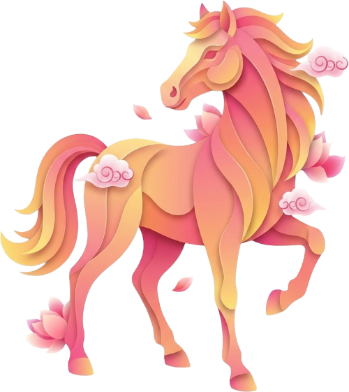 Ngựa, con ngựa, horse, gradient
