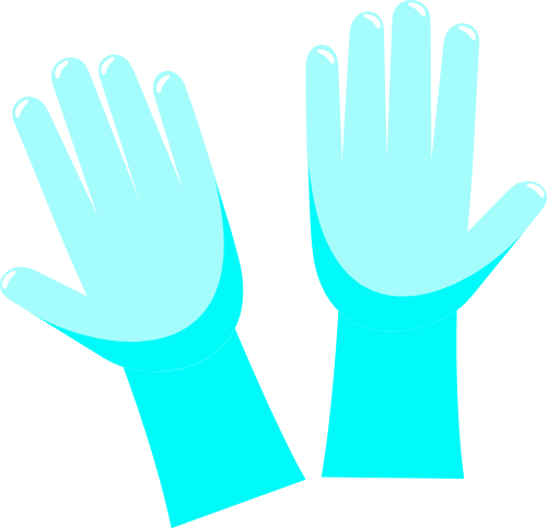 Găng tay y tế, găng tay cao su, bảo hộ, y tế, vệ sinh, màu xanh neon, đôi tay, bảo vệ, medical gloves, rubber gloves, protective, medical, hygiene, neon blue, hands, protection