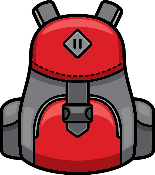 Balo du lịch, balo, túi xách, dã ngoại, leo núi, màu đỏ, màu xám, dây đeo, khóa cài, backpack, bag, travel, hiking, red, grey, strap, buckle 6