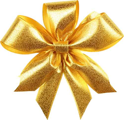 Nơ, ruy băng, bow, ribbon, golden bow, golden, gift, present
