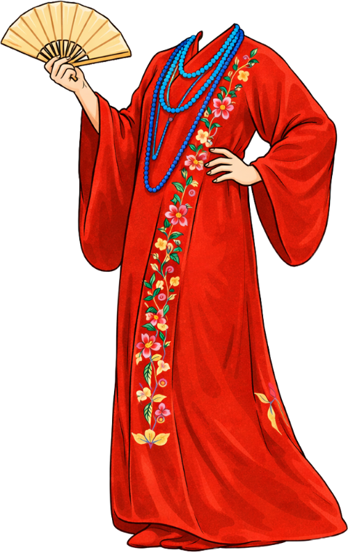 Bà cô, tạo dáng, phụ nữ, áo dài, màu đỏ, họa tiết hoa, chuỗi hạt xanh, quạt giấy, sang trọng, tết, middle-aged woman, posing, women, ao dai, red, floral pattern, blue beads, paper fan, elegant, lunar new year