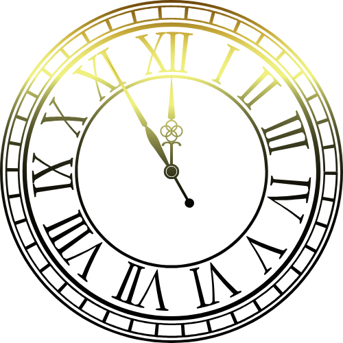 Đồng hồ, clock, watch, shape, golden