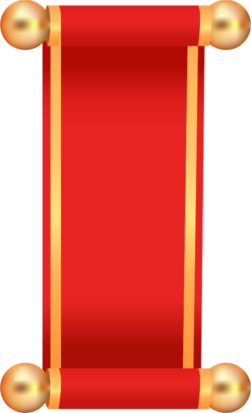 Cuộn thư đỏ, đỏ, vàng, tết, cổ truyền, ruy băng, trang trí, red scroll, red, gold, tet, traditional, ribbon, decoration 2