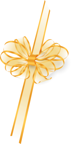 Nơ, ruy băng, bow, ribbon, golden bow, golden, gift, present