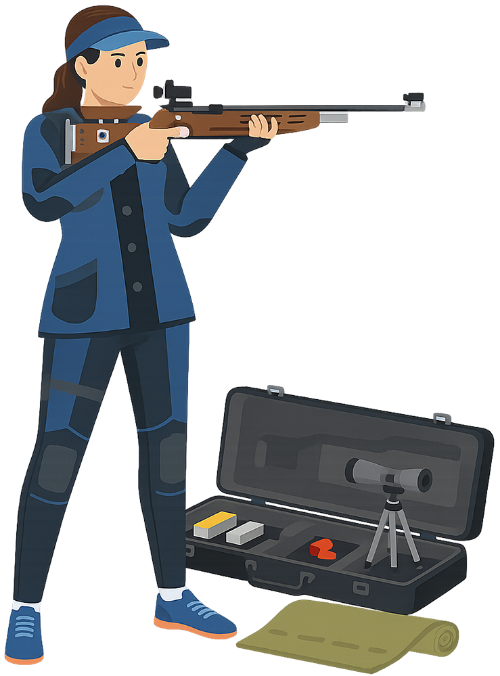Cô gái, bắn súng, phụ nữ, thể thao, súng trường, bắn bia, biathlon, ống nhòm, hộp đựng, rifle shooter, shooting, woman, sport, rifle, target shooting, biathlon, telescope, case