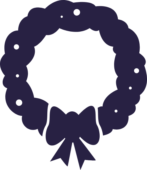 Vòng hoa, hoa, flower, giáng sinh, xmas, christmas, shape, icon
