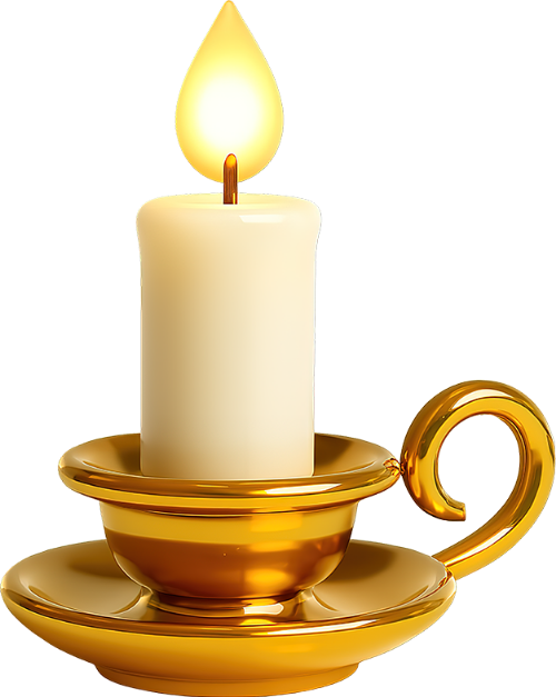 Nến, nến trụ, thắp sáng, ánh nến, chân nến, chân nến vàng, model 3d, model, candle, pillar candle, lit, candlelight, candle holder, golden candle holder, 3d model
