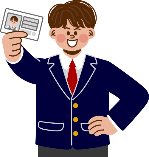 Nhân viên, học sinh, sinh viên, student, worker, office, chibi, cute, boy, con trai
