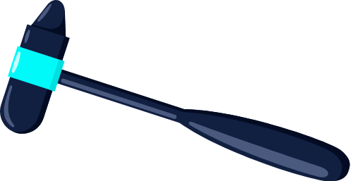 Búa phản xạ, y tế, kiểm tra, thần kinh, bác sĩ, màu đen, màu xanh, reflex hammer, medical, checkup, neurology, doctor, black, blue