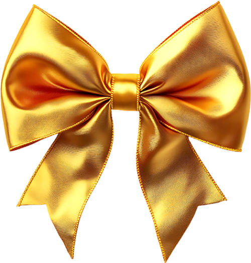 Nơ, ruy băng, bow, ribbon, golden bow, golden, gift, present 1
