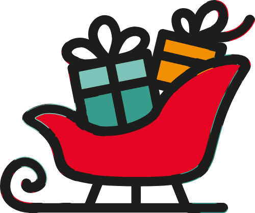 Xe trượt tuyết, giáng sinh, xe trượt, ông già noel, quà tặng, hộp quà, mùa đông, trượt tuyết, màu đỏ, sleigh, christmas, sled, santa claus, gift, gift box, winter, skiing, red