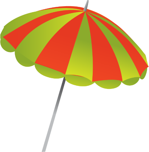 Dù che nắng, dù bãi biển, mùa hè, che nắng, màu xanh lá, màu đỏ, phụ kiện, beach umbrella, sunshade, summer, protection, green, red, accessories