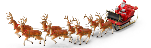 Ông già noel, xe trượt tuyết, tuần lộc, giáng sinh, đồ họa, santa claus, sleigh, reindeer, christmas, graphics 5