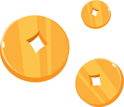 Đồng tiền vàng, ba đồng tiền, tiền cổ, xu vàng, tài lộc, may mắn, tết, phong thủy, gold coins, three coins, ancient coins, wealth, lucky, tet, feng shui, fortune