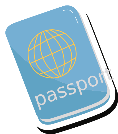 Hộ chiếu, du lịch, định danh, sổ thông hành, quả địa cầu, màu xanh dương, du hành, passport, travel, identity, globe, blue, journey 3