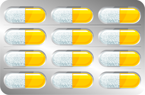 Vỉ thuốc viên nang, thuốc viên, vỉ thuốc, y tế, dược phẩm, màu vàng, màu trắng, capsule blister pack, pills, blister pack, medical, pharmaceutical, yellow, white