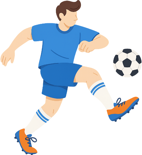Chàng trai, đá bóng, đàn ông, bóng đá, thể thao, vận động viên, giày đinh, màu xanh dương, soccer player, kicking, man, football, sport, athlete, cleats, blue