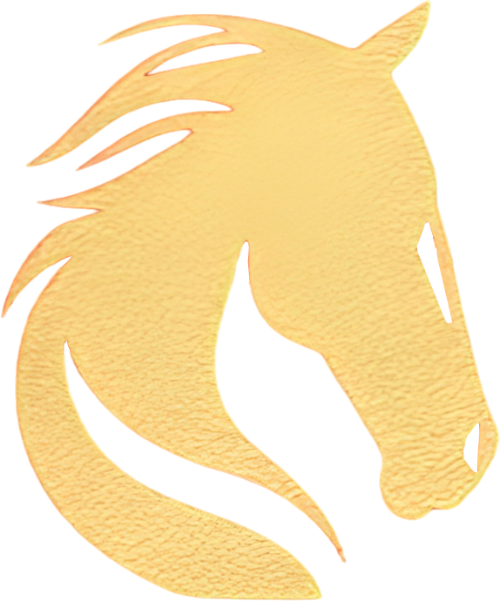 Con ngựa, horse, golden, kim tuyến, động vật, animal, shape